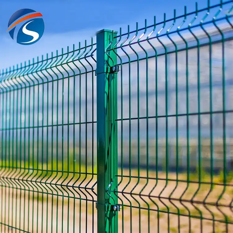 Recinzione professionale pannello di recinzione in rete metallica 3d rivestito in PVC curvo saldato in acciaio zincato 3d
