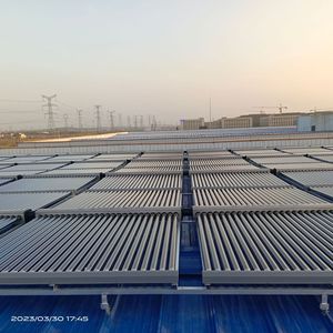 Chauffe-eau solaire industriel thermosiphon passif en acier inoxydable non pressurisé à économie d'énergie à commande manuelle - Product Image 3