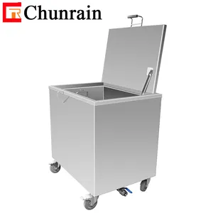 Commercial kitchen stainless steel oven cleaning dip tank with heated soak tank remove oil carbon CR-121L