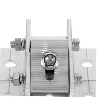 Corigy Lot de 4 supports de montage PV anodisés Ensemble de 4 supports de montage pour panneaux solaires réglables sur le toit pour panneaux solaires
