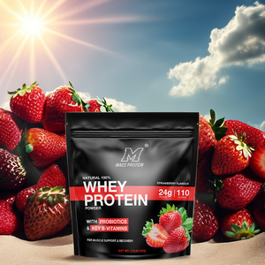 שקיות אריזה מפלסטיק עמידות בפני לחות עם תחתית שטוחה להדפסה בהתאמה אישית, לאריזת אבקת חלבון מי גבינה, מזון, תוספי סוכר וחלבון, במשקל 1 ק\\\"ג ו-5 ק\\\"ג. - Product Image 4