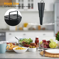 Ventilateur Répulsif Anti-Guêpes de Table Multifonction pour Fêtes, Barbecues, Intérieur et Extérieur, Éloigne les Mouches et les Insectes Volants