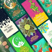 Enveloppes cadeaux en papier rouge imprimées sur mesure avec l'inscription Eid Mubarak, faciles à emballer, fabriquées en Chine