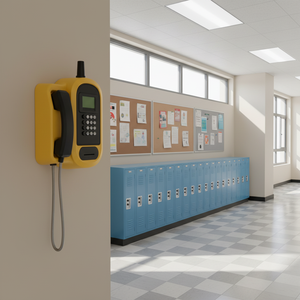 Teléfono Público Inalámbrico Fijo 4G Resistente a la Corrosión KSW31A con Dial Metálico y Ayuda <span class=keywords><strong>Visual</strong></span> para Personas Ciegas, Entrada de CA 100-240V - Product Image 1