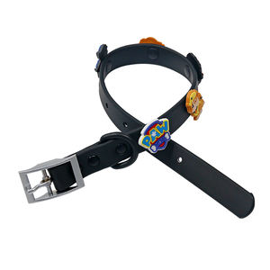 Ошейник для собак с милым мультяшным дизайном, водонепроницаемый, рождественские украшения, множество вариантов выбора, ошейники из ПВХ - Product Image 5