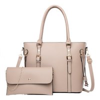 Neu eingetroffen: Mutter-Tochter 2-teilige Damen-PU-Taschen im Krokodilmuster, große Kapazität, schlicht, trendig, Handtaschen
