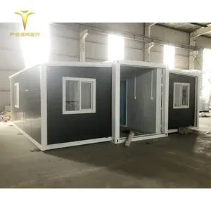 20ft Home Prefab Houses Foldable Homes 3d Printer Building Steel Structure Wholesale Expandable Living Container House