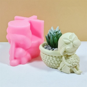 Stampo in vaso di fiori carnoso <span class=keywords><strong>per</strong></span> bambine - Product Image 3