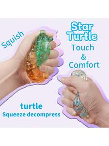 Sensory Soothing <b>Toys</b> Shiny Squeeze <b>Turtle</b> <b>Toys</b> Squeeze Candy Balls Stress Balls, Sticky Soothing <b>Toys</b> Taba Soft Candies - Product Image 5
