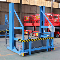 Plateforme de chargement hydraulique mobile compacte, mini rampe de déchargement de conteneurs, capacité de charge de 2-3 tonnes, hauteur de levage de 1700 mm pour camionnette de petite taille