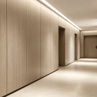 Panneau mural en aluminium alvéolaire ignifuge et imperméable, plaque murale décorative en métal plate pour intérieur commercial