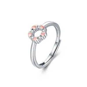 Hot Sale Rings For Women Wedding Jewelry 5A Cubic Zirconia Valentine's Gift Love Heart Ring