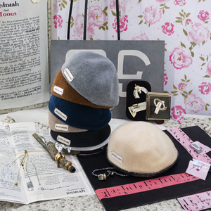 Boina de Lana 100% Transpirable para Mujer, Estilo Japonés y Coreano, para Playa, Esquí y Deportes, para las Cuatro Estaciones - Product Image 3