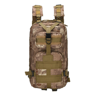 Sac à dos tactique imperméable 30L 3P Design 900D Oxford, système Molle, grande capacité, sac d'assaut pour la randonnée, le camping, la chasse, EDC