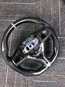 Volante Deportivo Personalizable de Fibra de Carbono con Base Plana para <span class=keywords><strong>Maserati</strong></span> <span class=keywords><strong>Levante</strong></span> Ghibli Quattroporte GT Exclusive - Product Image 6