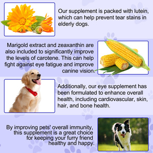 Suplemento Diario <span class=keywords><strong>para</strong></span> el Cuidado de los Ojos de <span class=keywords><strong>Perros</strong></span> Oimmal con Antioxidantes de Arándano, Vitamina C y Vitamina E, Apoyo <span class=keywords><strong>para</strong></span> Problemas Oculares en <span class=keywords><strong>Perros</strong></span> - Product Image 3