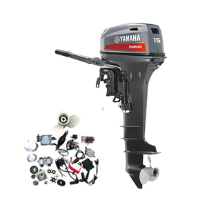 Nouveau moteur hors-bord 2 temps 15 CV 2 cylindres résistant à l'eau salée avec type de carburant essence - Product Image 2