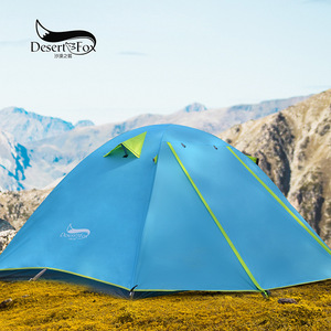 Carpa de Camping Desert Fox para 2 Personas, Doble Capa, 140x225x115cm, Impermeable, Ligera, para Uso en Exteriores en Tres Estaciones - Product Image 2
