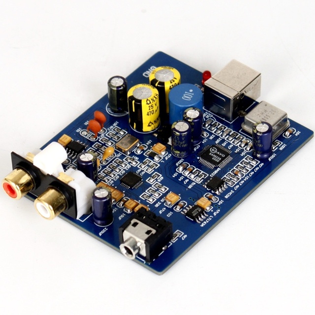 Taidacent Support 24bit 96K SA9023 ES9018K2M Mini Amp Card Hifi DAC Audio Decoder PCB USB Audio Sound Card