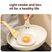 Lovfe Batterie de Cuisine Premium 7 Pièces, Revêtement Antiadhésif Maifanite, Compatible Induction