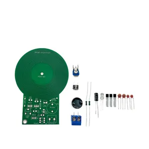 Kit detektor logam DC 3 V-5 V 60mm, modul papan Sensor tanpa kontak, detektor logam elektronik, Kit solder DIY