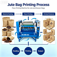 Machine d'impression flexographique semi-automatique pour sacs, machine de fabrication de sacs non tissés, machine d'impression de sacs en plastique, prix