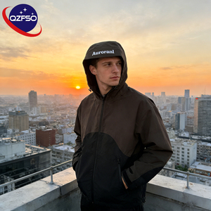 Custom Logo Windproof Waterproof Nylon <b>Zip</b> <b>up</b> <b>Jackets</b> for Men High Quality Pullover Coat Outdoor Nylon Windbreaker <b>Jackets</b> - Product Image 1