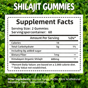 순수 천연 히말라야 시라짓 항산화 젤리 면역 기능 강화 노화 지연 60개 성인 건강 식품 등급 - Product Image 2