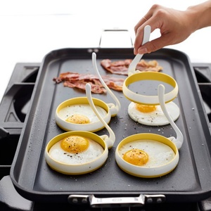 2 Gói Bếp Nấu Không Dính Silicone <span class=keywords><strong>Fried</strong></span> <span class=keywords><strong>Egg</strong></span> Khuôn Nhẫn <span class=keywords><strong>Pancake</strong></span> Khuôn Cho Bữa Sáng Bữa Trưa Bữa Tối Có Tay Cầm - Product Image 6