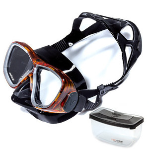 Vdive Professionelles Tauchmasken- und Schnorchelset mit gehärteten Glaslinsen, wasserdicht, CE-zertifiziert, Weitblick, <span class=keywords><strong>Low</strong></span>-<span class=keywords><strong>Volume</strong></span>-Design - Product Image 2