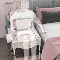 Toilettes portables pour personnes âgées, pot de chambre intérieur désodorisant pour maternité, chaise de toilette et urinoir pour adultes