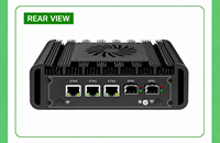 BKHD H31F N150 N300 N305 3 LAN 2 10G SFP Firewall Mini PC DDR5 Perangkat Jaringan Router