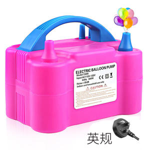 Bomba de Inflar Balões Elétrica com Duplo Orifício, Ferramenta Conveniente para Decoração de Festas - Product Image 1