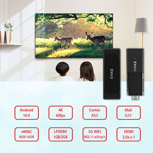 TVR3 <span class=keywords><strong>TV</strong></span> Stick Dual 802.11n WiFi USB Smart Fire Android 14 Control Remoto por Voz Procesador H313 Quad-Core Compatible con 4K - Product Image 4