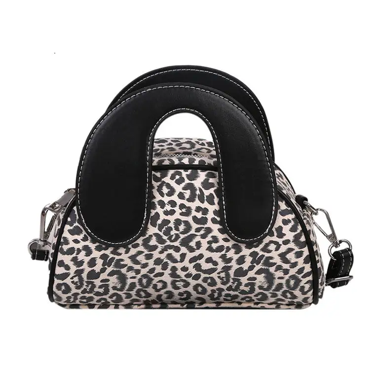 2021 женская сумка новое поступление клецки Сумочка Mulher Bolsa Das Senhoras контрастного цвета с леопардовым принтом; Женские сумки