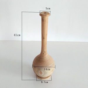 <span class=keywords><strong>Vase</strong></span> à fleurs en bois à long col, moderne, décoratif, de haute qualité et tendance, design simple, nouveau style - Product Image 4