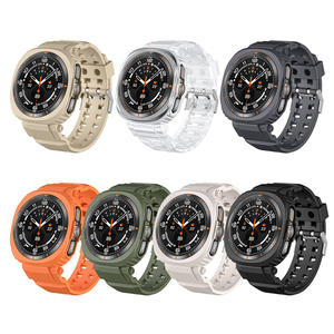 Correa de reloj de acero inoxidable integrada Correa de reloj de sublimación de <span class=keywords><strong>20mm</strong></span> con adaptadores para Samsung S24 Ultra Galaxy 7 - Product Image 2