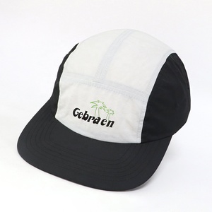 Gorras de 5 Paneles Personalizadas con Logotipo Impreso, de Nailon, Impermeables, de Secado Rápido, con Visera Plana, en Blanco y Negro, Estilo Deportivo Casual para <span class=keywords><strong>Hombre</strong></span> - Product Image 5