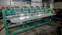 Machine à broder informatisée de haute qualité Tajima 6 têtes 12 aiguilles, machine à broder industrielle pour casquettes plates et chemises