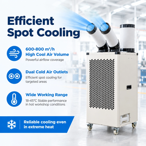 Corée du Sud : <span class=keywords><strong>Climatiseur</strong></span> portable industriel le plus vendu, refroidisseur et chauffage d'air, <span class=keywords><strong>climatiseur</strong></span> mobile - Product Image 4