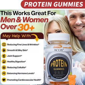 WXW Stock Muscle Endurance Protein Gummies Suplementos de biotina para la construcción muscular para adultos y niños Protein Gummy Candy - Product Image 4