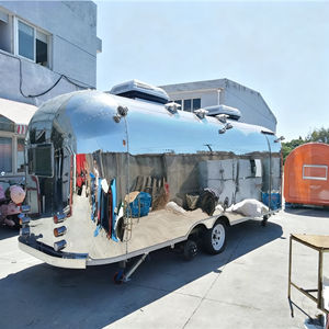 Carrito de Comida Móvil Multifuncional Comercial, Vehículo de Venta Ambulante para Helados, Bebidas Frías y Negocios de Té con Leche - Product Image 2