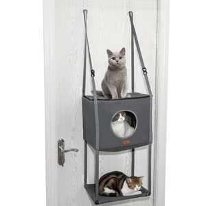 Nouvel arrivage Hamac amovible pour chat d'intérieur Meuble facile à installer avec matériau Oxford sans poils Fonction cage pour animaux de compagnie - Product Image 4