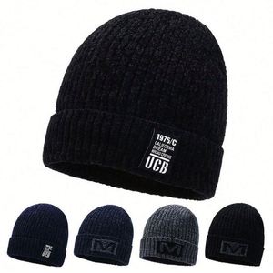 Wholesale Unisex Soft Winter <b>Hat</b> Cap Custom Logo Acrylic Knitted Cuffed Beanie <b>Hats</b> - Product Image 2