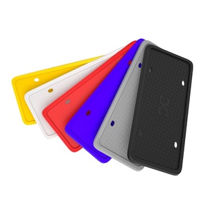 Đầy Màu Sắc Tùy Chỉnh Logo Silicone Giấy Phép Mảng Khung Xe Số Tấm Bìa Silicone Giấy Phép Mảng Khung Tùy Chỉnh - Product Image 2