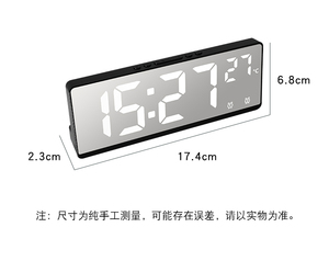 2022 đồng hồ báo thức mới nhất với chức năng báo lại điều khiển bằng giọng nói với đèn nền - Product Image 4