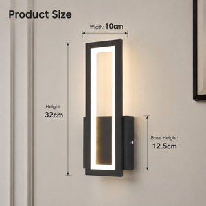 Modern Small Indoor Decorative Wall <b>Light</b> Acrylic Led Metal Body 3000K 4500K 6000K Bedroom <b>Corridor</b> Home Hotel 15W - Product Image 3