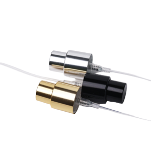 Atomizador de Niebla Fina OEM de Fábrica, Pulverizador de Bomba de Aluminio Dorado, Plateado y Negro para Botellas de Perfume de Vidrio - Product Image 1