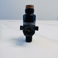 Paintball On Off Valve avec mini jauge Paintball Pcp Régulateur souple d'air