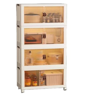 Armoire de rangement pliable en <span class=keywords><strong>plastique</strong></span>, armoire de rangement à tiroirs, armoire <span class=keywords><strong>empilable</strong></span>, rangement pour vêtements et jouets pour enfants - Product Image 1
